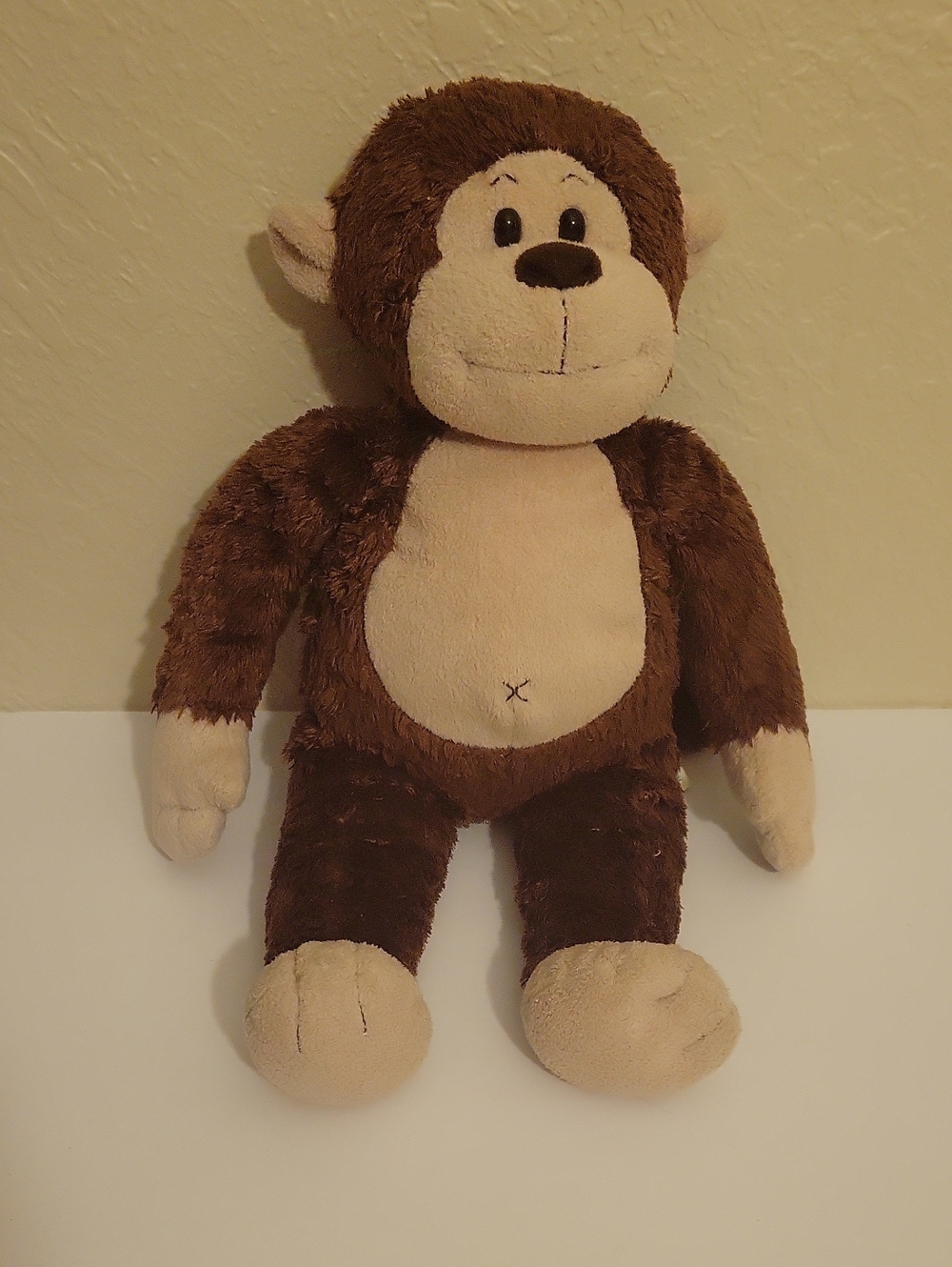 Build-A-Bear Brown and Cream Monkey Plush